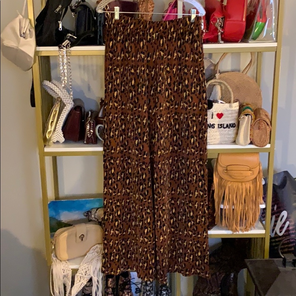 ASOS leopard pants